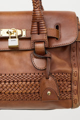 Gucci Leather Woven Bag