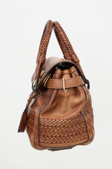 Gucci Leather Woven Bag