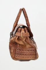 Gucci Leather Woven Bag
