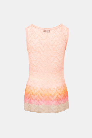 Missoni Pointelle Knit Gradient Tank Top