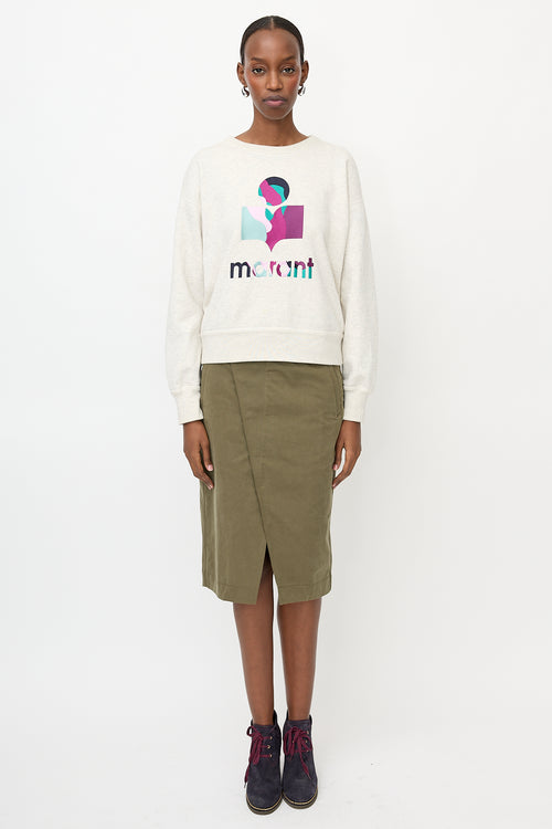 Isabel Marant Étoile Mobyli Logo Sweatshirt