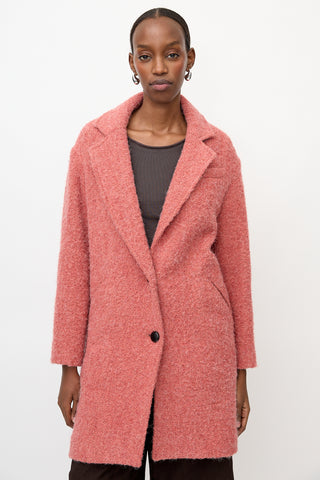 Isabel Marant Étoile Fuzzy Two Button Coat