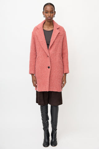 Isabel Marant Étoile Fuzzy Two Button Coat