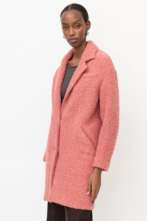 Isabel Marant Étoile Fuzzy Two Button Coat