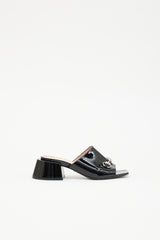 Gucci Patent Hardware Mule