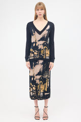 Jean Paul Gaultier FW 2000 Mesh & Printed Top