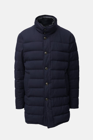 Moncler Wool Vallier Coat