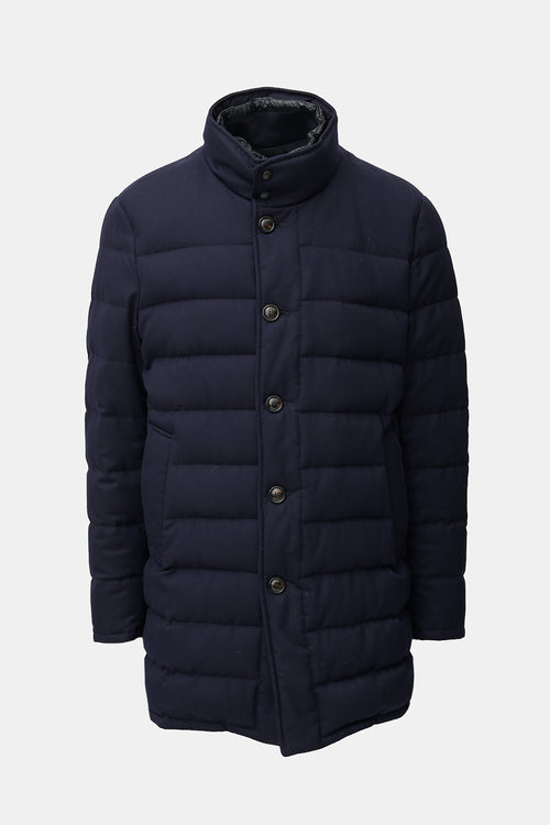 Moncler Wool Vallier Coat