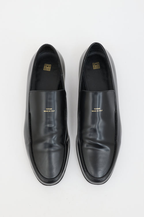 Toteme Leather Oval Loafer