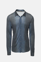 Roberto Cavalli Silk Jersey Printed Shirt