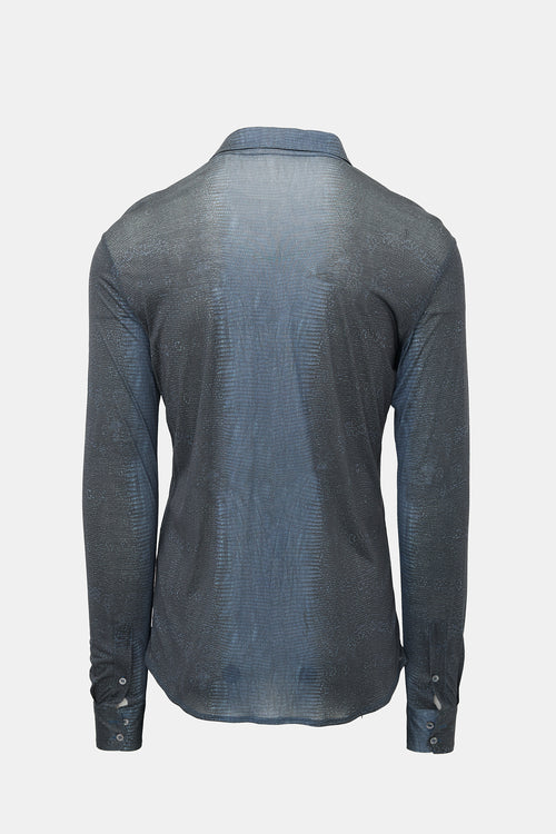 Roberto Cavalli Silk Jersey Printed Shirt
