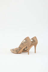 Jimmy Choo Suede Crystal Embellished Pump