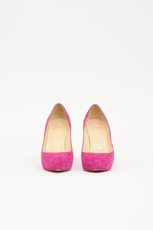 Christian Louboutin Suede Pump