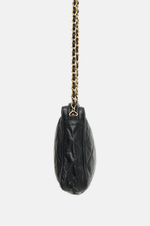 Chanel Vintage Leather Medium Camera Tassel Bag