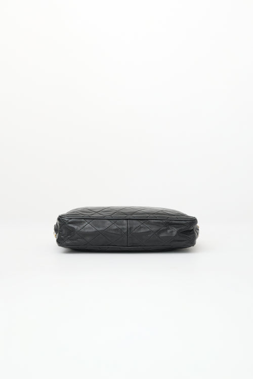 Chanel Vintage Leather Medium Camera Tassel Bag