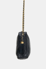 Chanel Vintage Leather Large Camera Tassel Bag