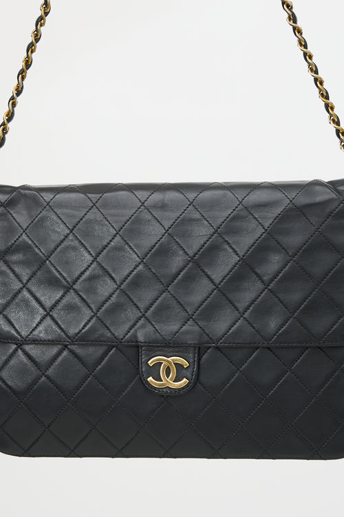 Chanel Vintage Quilted Leather Timeless Flap Bag