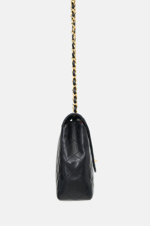 Chanel Vintage Quilted Leather Envelope Flap Bag