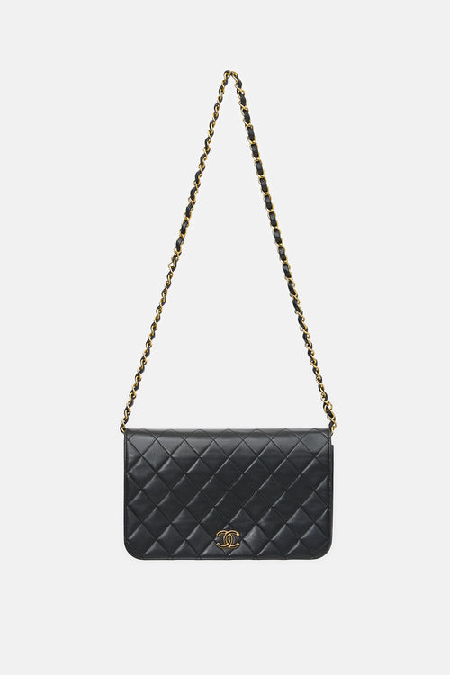 Chanel Vintage Leather Medium Full Flap Bag