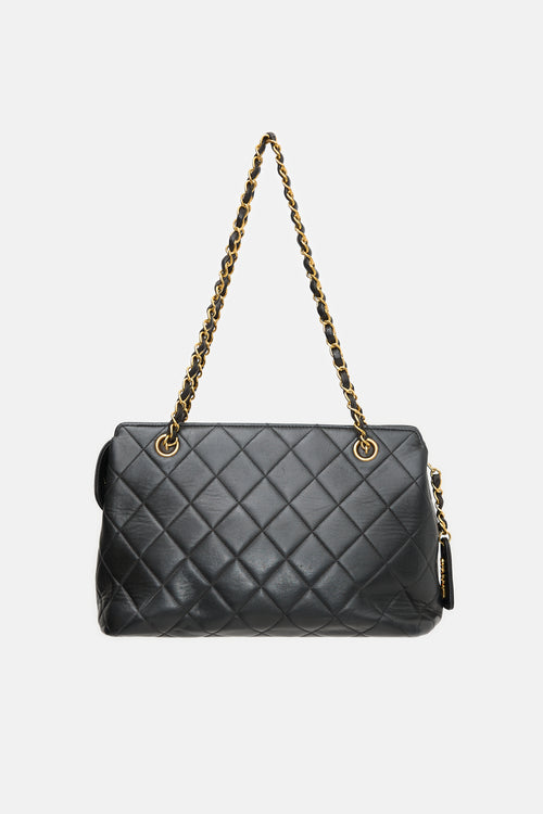 Chanel Vintage Quilted Leather Shoulder Bag