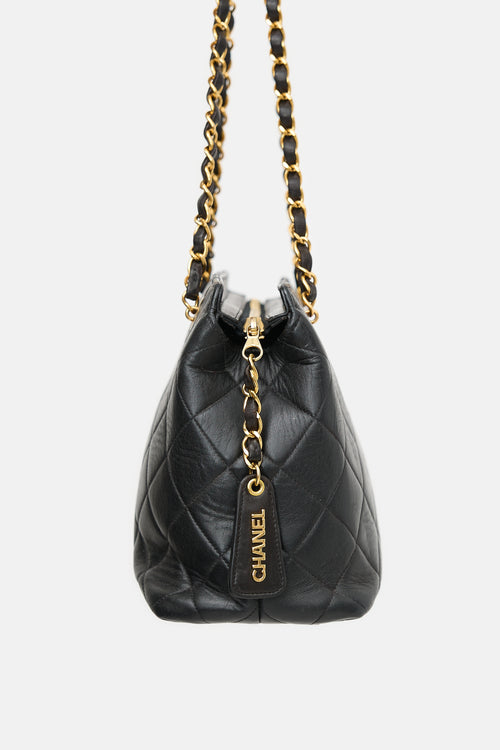 Chanel Vintage Quilted Leather Shoulder Bag