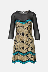 Roberto Cavalli 2015 Jacquard Knit Dress