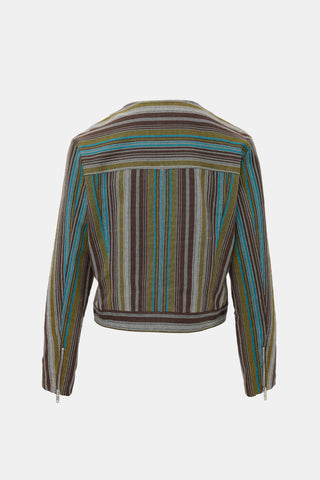Celine SS 2002 Striped Jacket