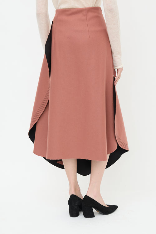 Sportmax Asymmetrical Wool Skirt