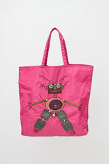 Prada Tessuto Nylon Robot Tote Bag
