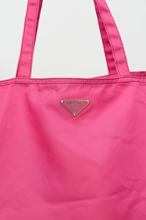 Prada Tessuto Nylon Robot Tote Bag
