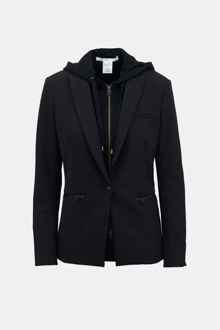 Veronica Beard Hooded Dickey Blazer