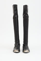 Chanel 2008 Leather CC Boot