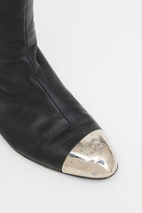 Chanel 2008 Leather CC Boot