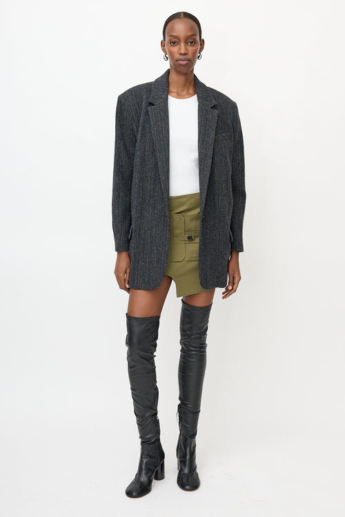 Isabel Marant Étoile Wool Patterned Cikaito Coat