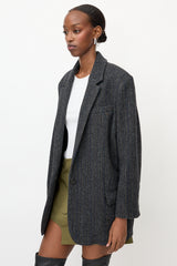 Isabel Marant Étoile Wool Patterned Cikaito Coat
