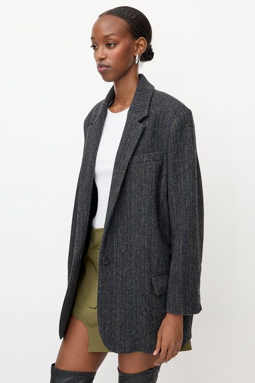 Isabel Marant Étoile Wool Patterned Cikaito Coat