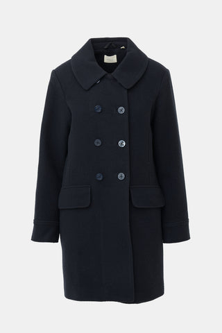 Dôen Wool Double Breasted Coat