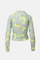 Acne Studios Mohair Floral Cardigan