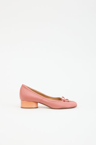 Maison Margiela Leather Tabi Ballerina Pump