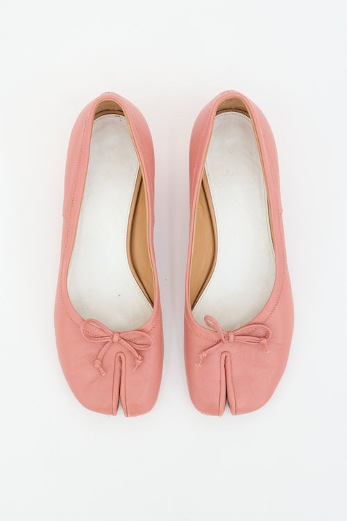 Maison Margiela Leather Tabi Ballerina Pump