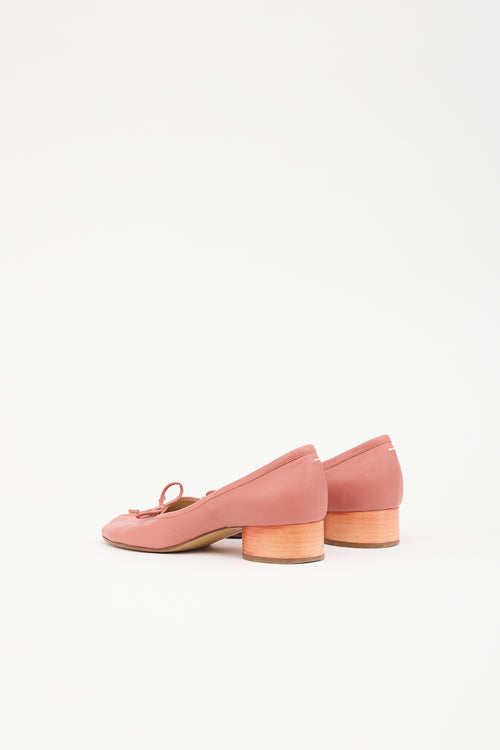 Maison Margiela Leather Tabi Ballerina Pump