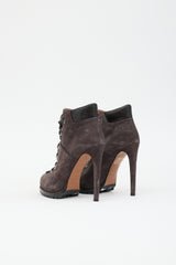Alaïa Suede Combat Boot