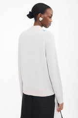Dries Van Noten Cashmere Jacquard Bomber Cardigan