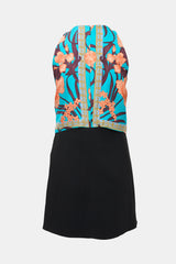 Versace Silk Printed Scarf Mini Dress