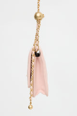 Chanel Leather Pearl Crush Wallet On Chain
