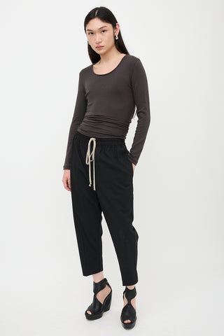 Rick Owens FW 2019 Wool Cropped Pant
