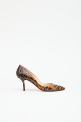 Christian Louboutin Patent Printed Pump