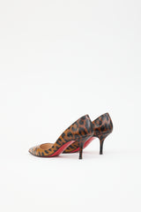 Christian Louboutin Patent Printed Pump