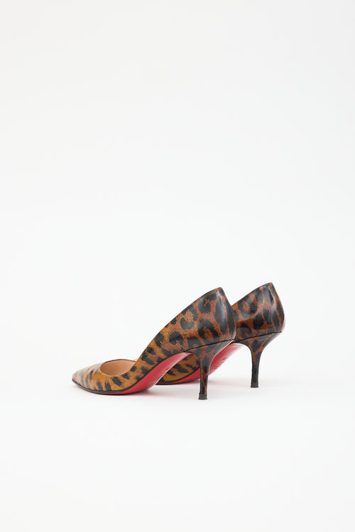 Christian Louboutin Patent Printed Pump