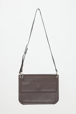 Marni Perforated Leather Crossbody Bag